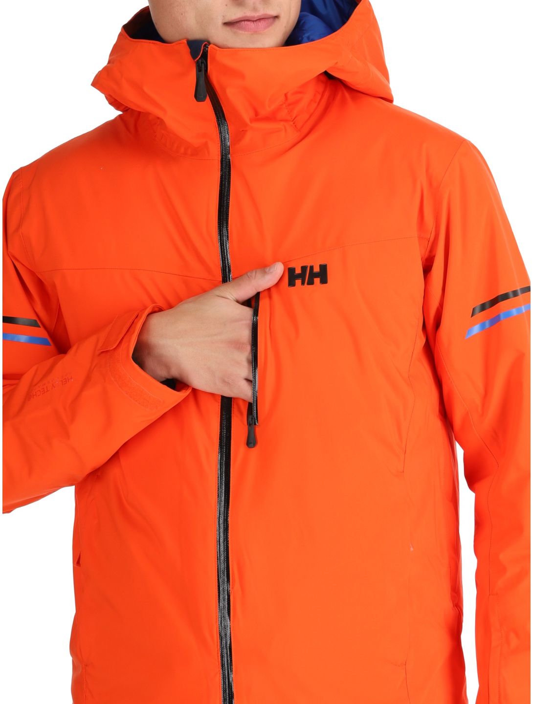 Helly Hansen, Swift Team ski jacket men Cherry Tomato orange 