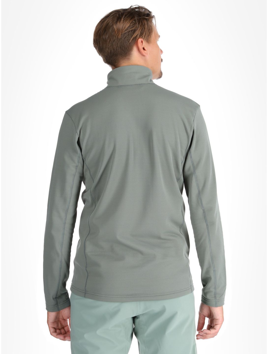 Helly Hansen, Versalite 1/2 Zip pullover men Grey Cactus green, grey 