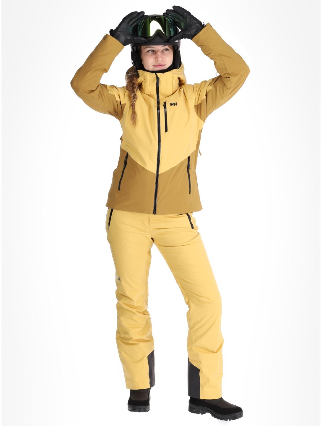 Helly Hansen, W Alphelia ski jacket women Sand yellow 