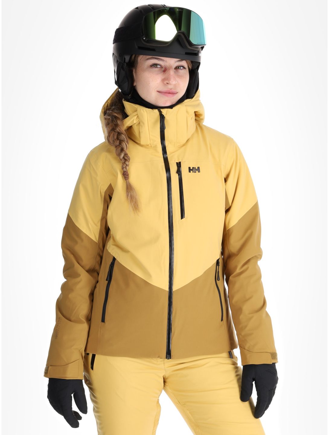 Helly Hansen, W Alphelia ski jacket women Sand yellow 