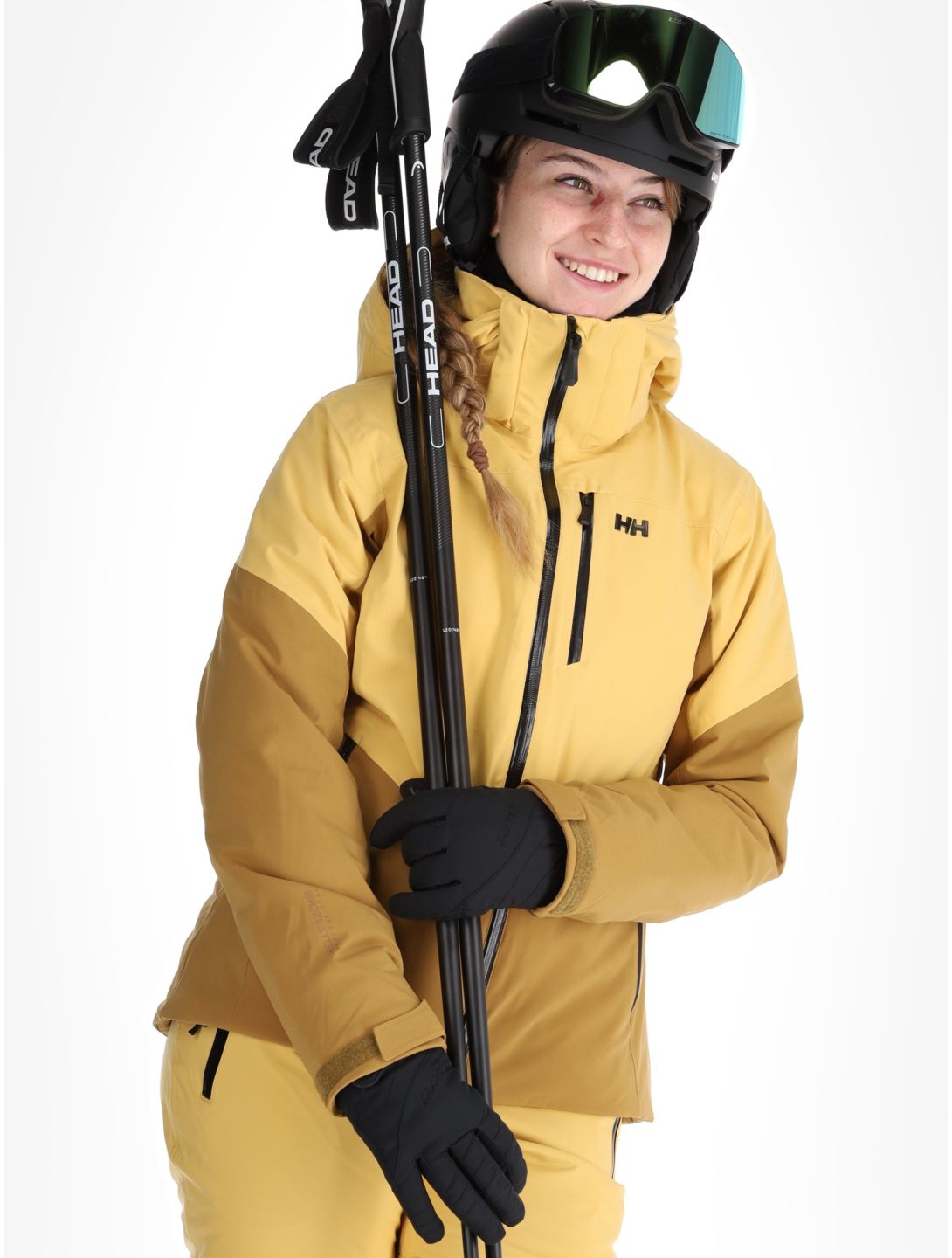 Helly Hansen, W Alphelia ski jacket women Sand yellow 