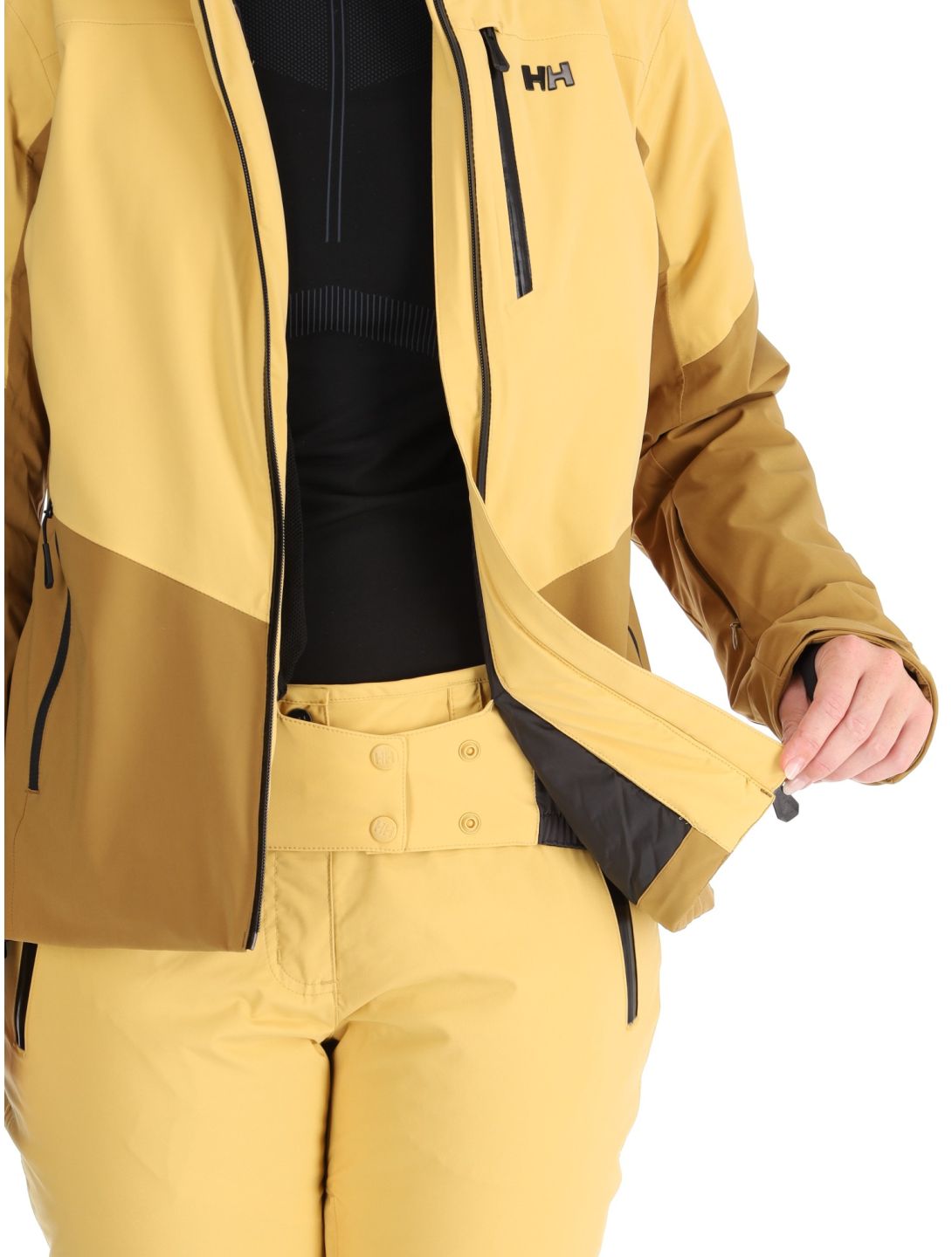 Helly Hansen, W Alphelia ski jacket women Sand yellow 