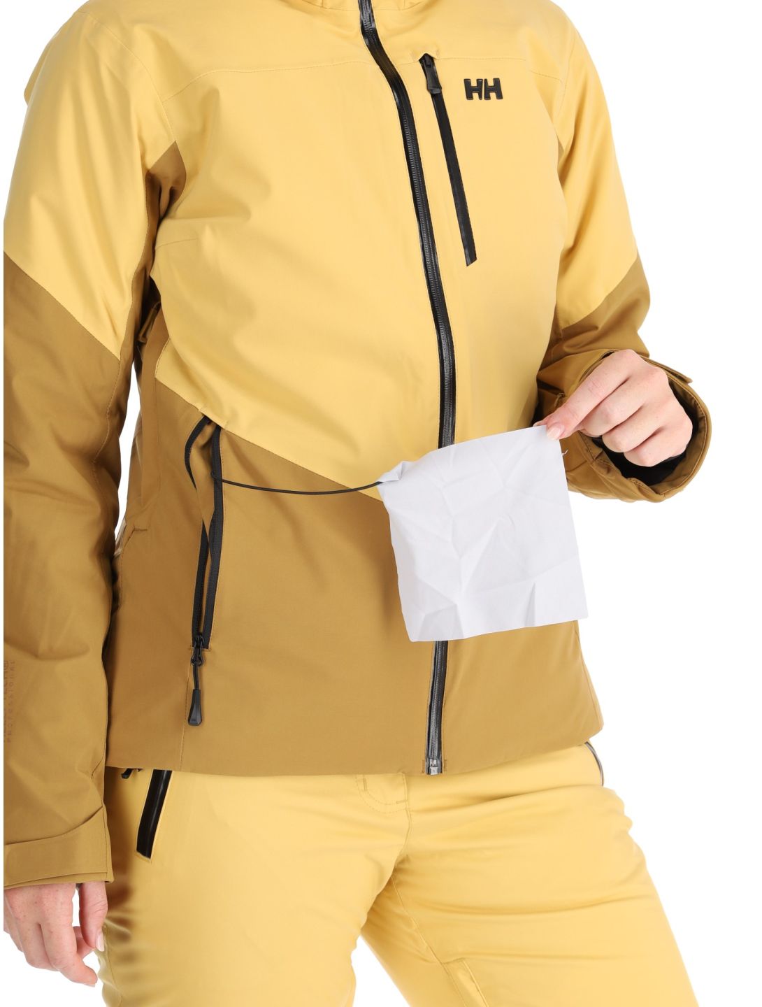 Helly Hansen, W Alphelia ski jacket women Sand yellow 