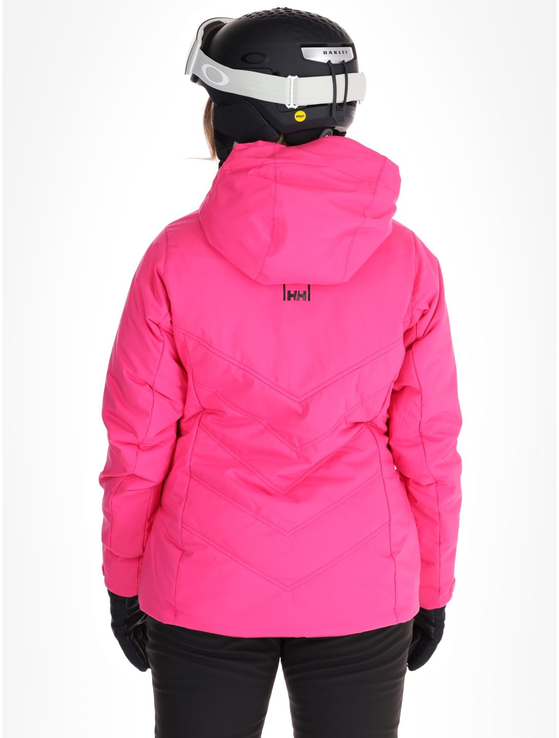 Helly Hansen, W Alpine Insulated ski jacket women Dragon Fruit Black black, pink 