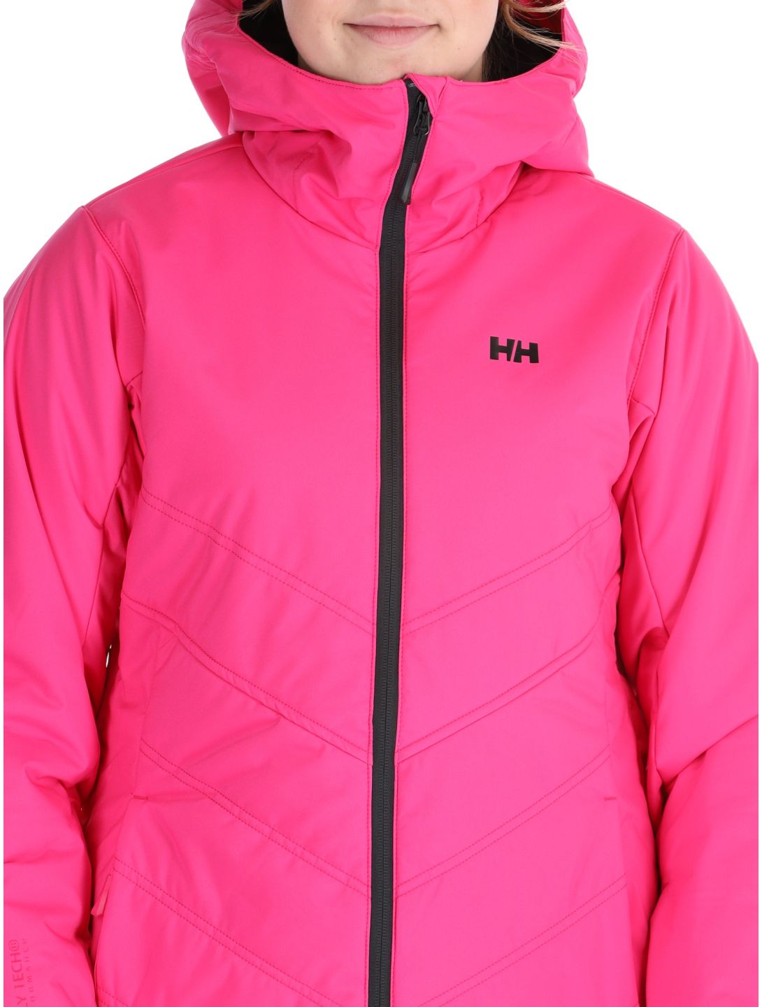 Helly Hansen, W Alpine Insulated ski jacket women Dragon Fruit Black black, pink 