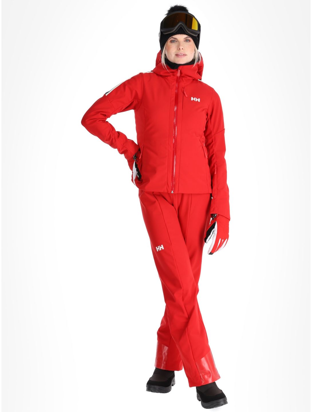 Helly Hansen, W Avanti softshell ski jacket women Red red 