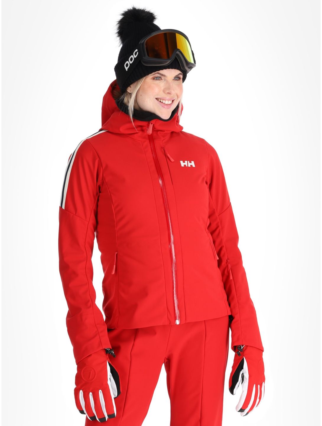 Helly Hansen, W Avanti softshell ski jacket women Red red 