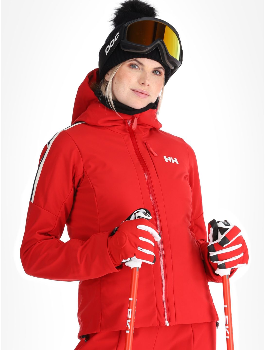 Helly Hansen, W Avanti softshell ski jacket women Red red 