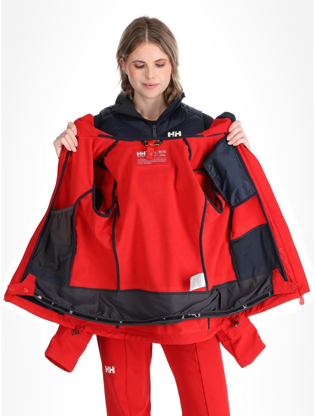 Helly Hansen, W Avanti softshell ski jacket women Red red 