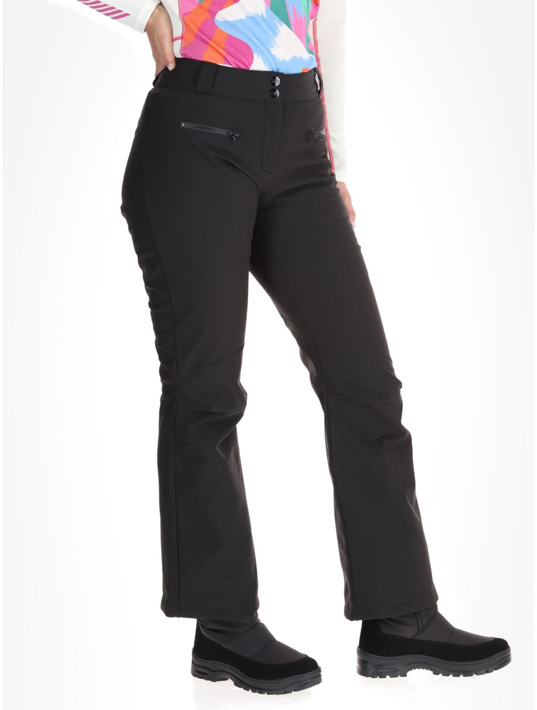 Helly Hansen, W Bellissimo 2 softshell ski pants women Black black 