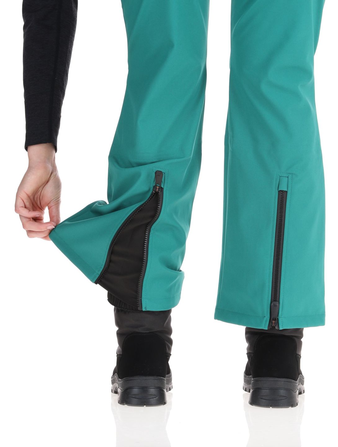 Helly Hansen, W Bellissimo 2 softshell ski pants women Emerald green 