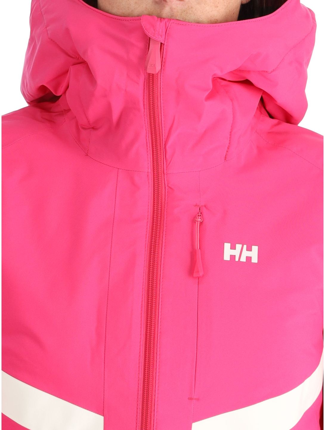 Helly Hansen, W Edge 3.0 ski jacket women Dragon Fruit Black black, pink 