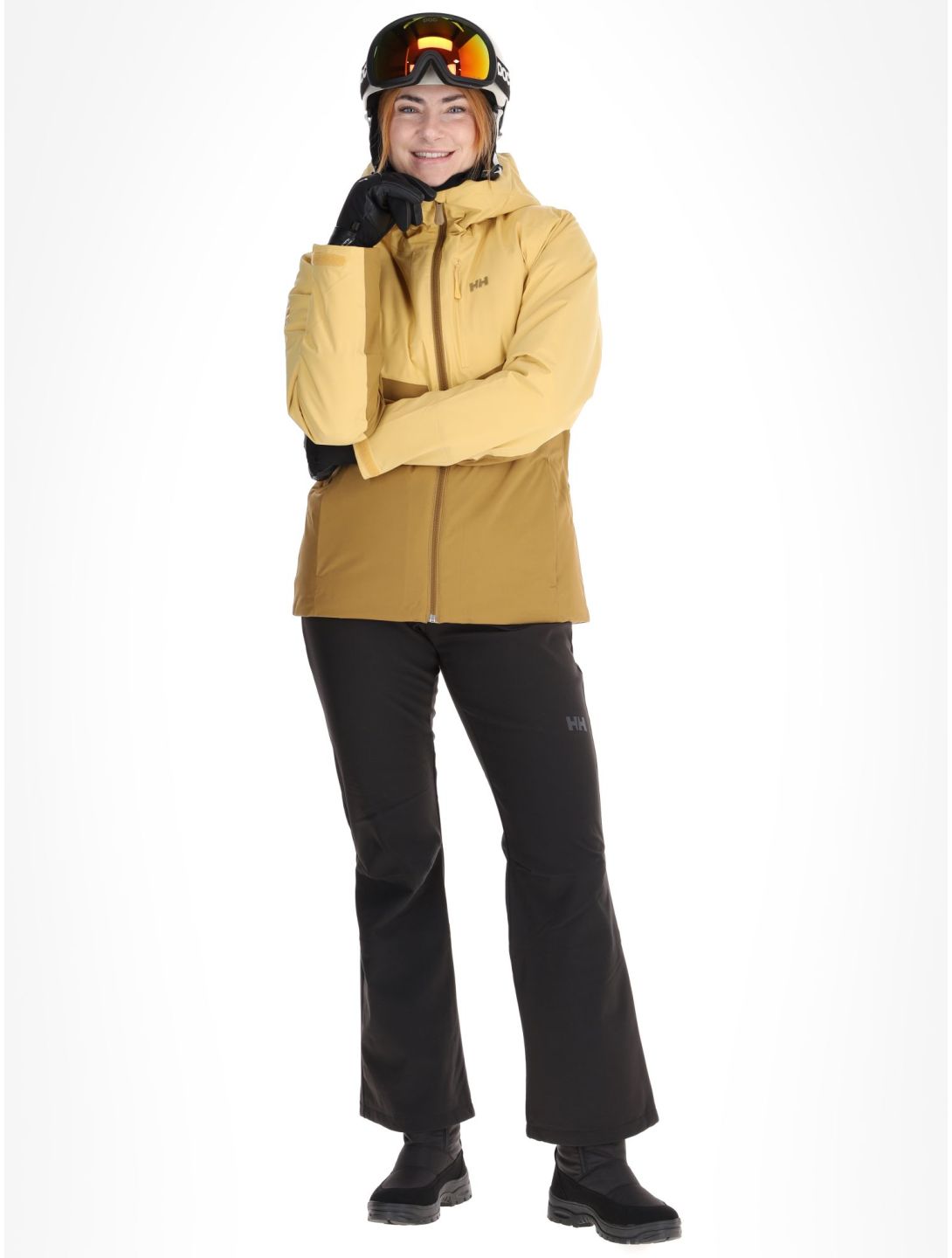 Helly Hansen, W Edge 3.0 ski jacket women Sand yellow 