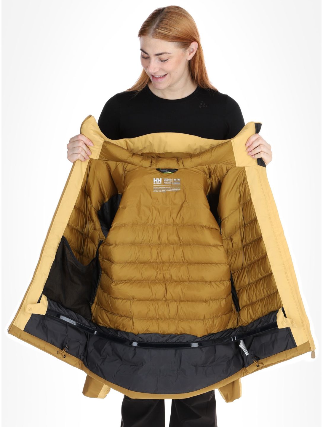 Helly Hansen, W Edge 3.0 ski jacket women Sand yellow 