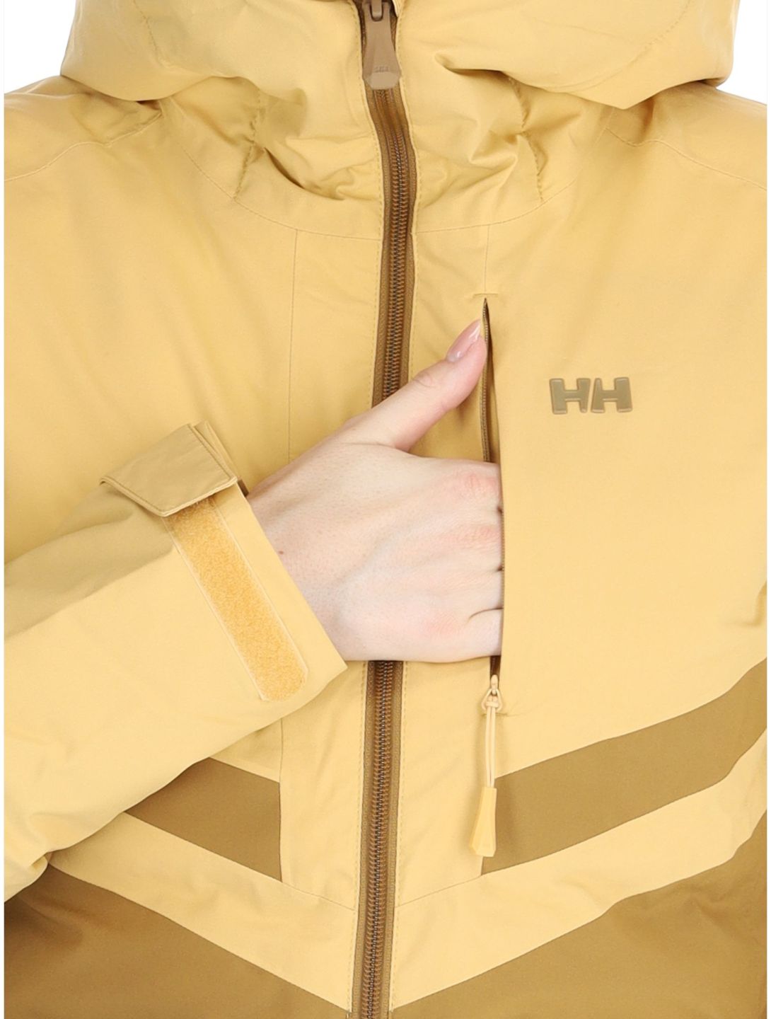 Helly Hansen, W Edge 3.0 ski jacket women Sand yellow 