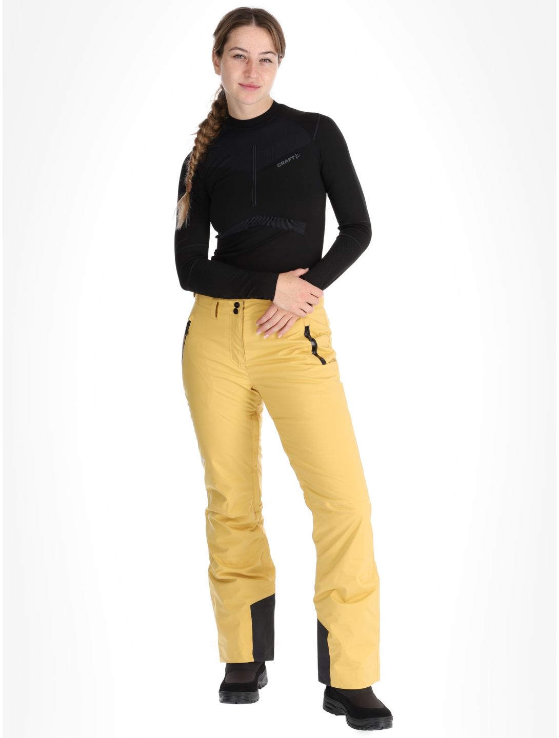 Helly Hansen, W Legendary Insulated ski pants women Sand yellow 