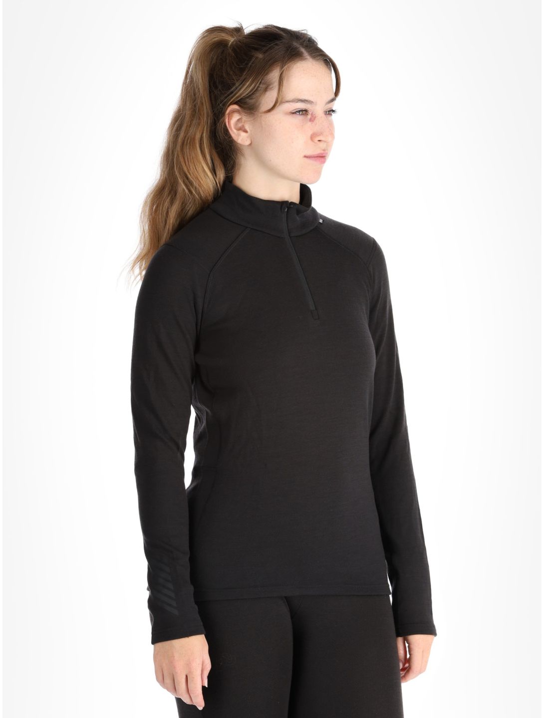 Helly Hansen, W Lifa Merino Midweight 1/2 Zip pullover women Black black 