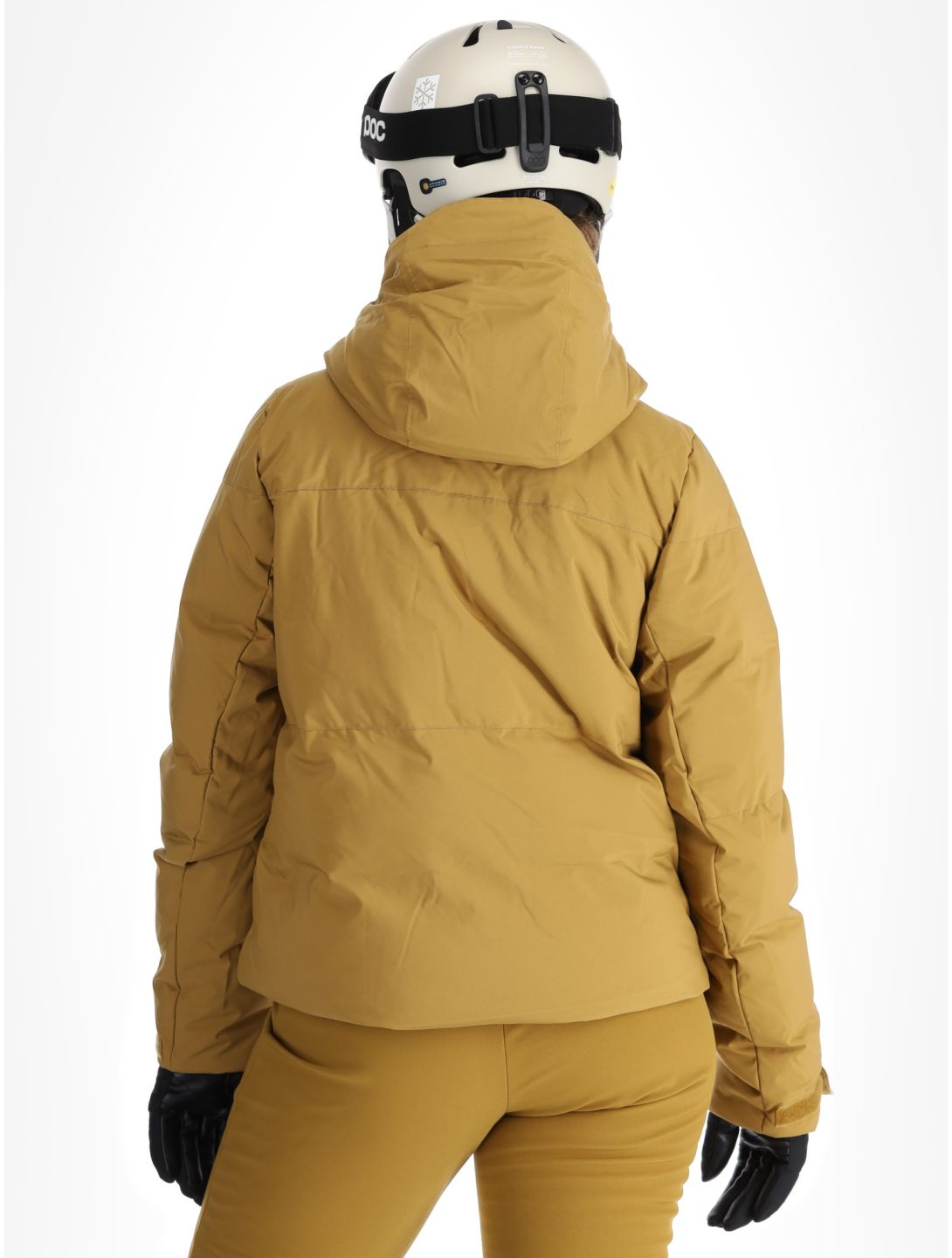 Helly Hansen, W Nora Short Puffy ski jacket women Lynx yellow 