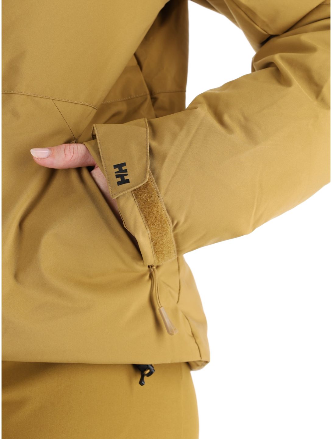 Helly Hansen, W Nora Short Puffy ski jacket women Lynx yellow 