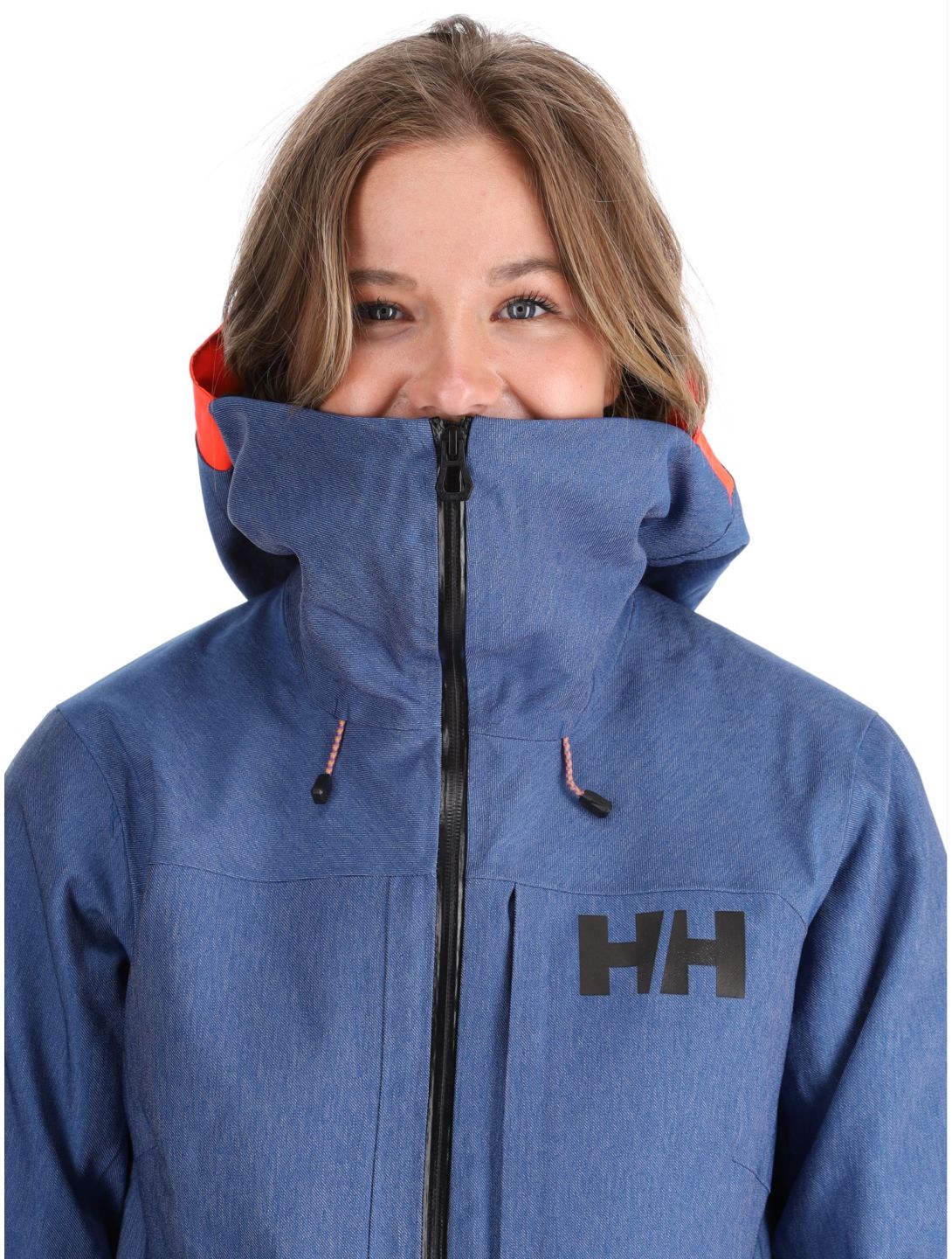 Helly Hansen, W Powderqueen 3.0 ski jacket women Deep Fjord blue 