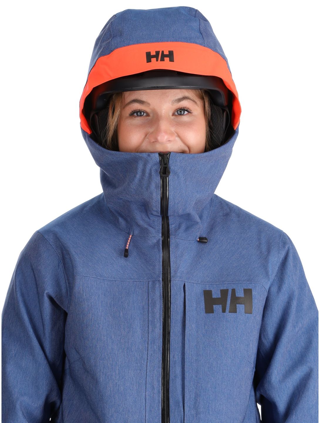 Helly Hansen, W Powderqueen 3.0 ski jacket women Deep Fjord blue 