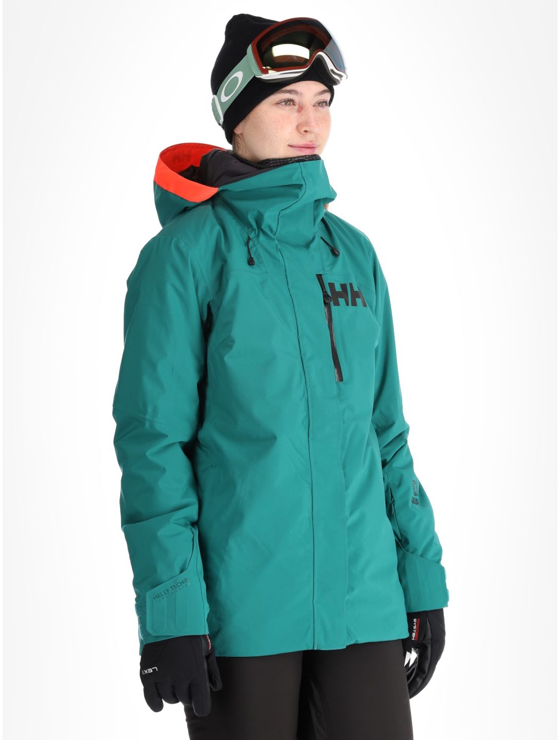 Helly Hansen, W Powshot ski jacket women Emerald green 