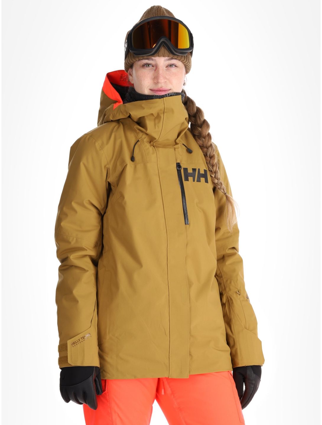 Helly Hansen, W Powshot ski jacket women Lynx yellow 