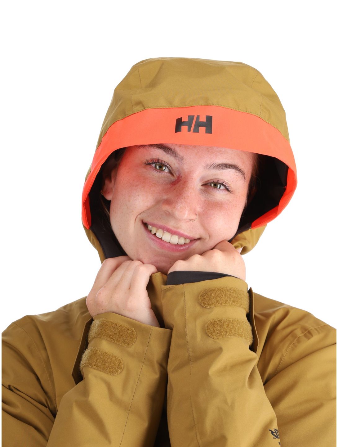 Helly Hansen, W Powshot ski jacket women Lynx yellow 