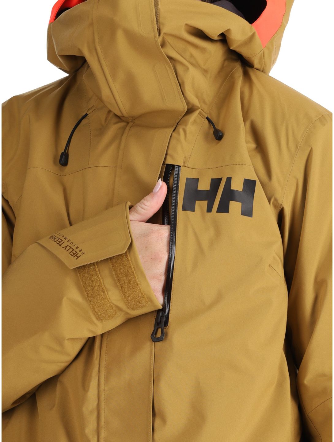 Helly Hansen, W Powshot ski jacket women Lynx yellow 