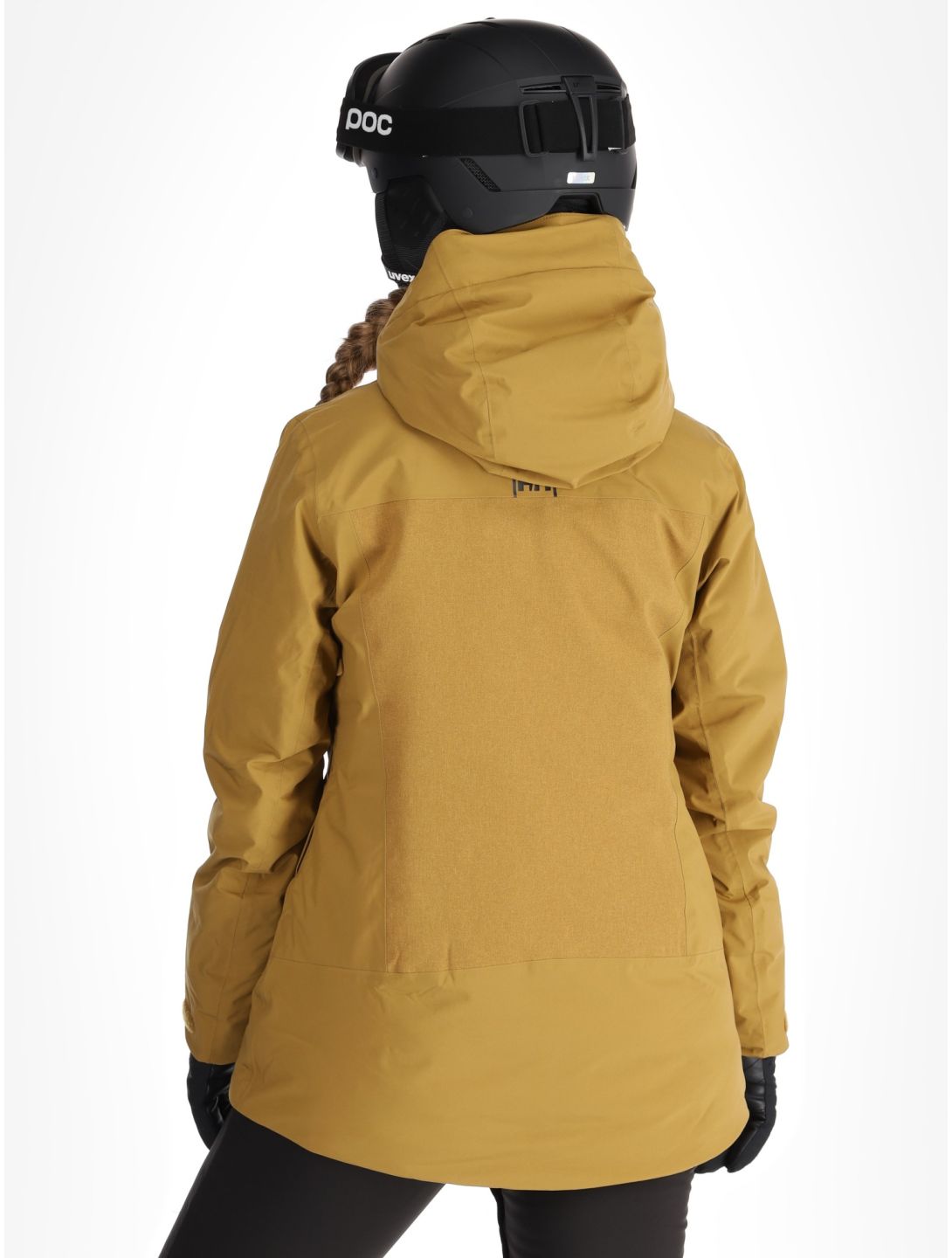 Helly Hansen, W Snowplay Long Insulated ski jacket women Lynx yellow 