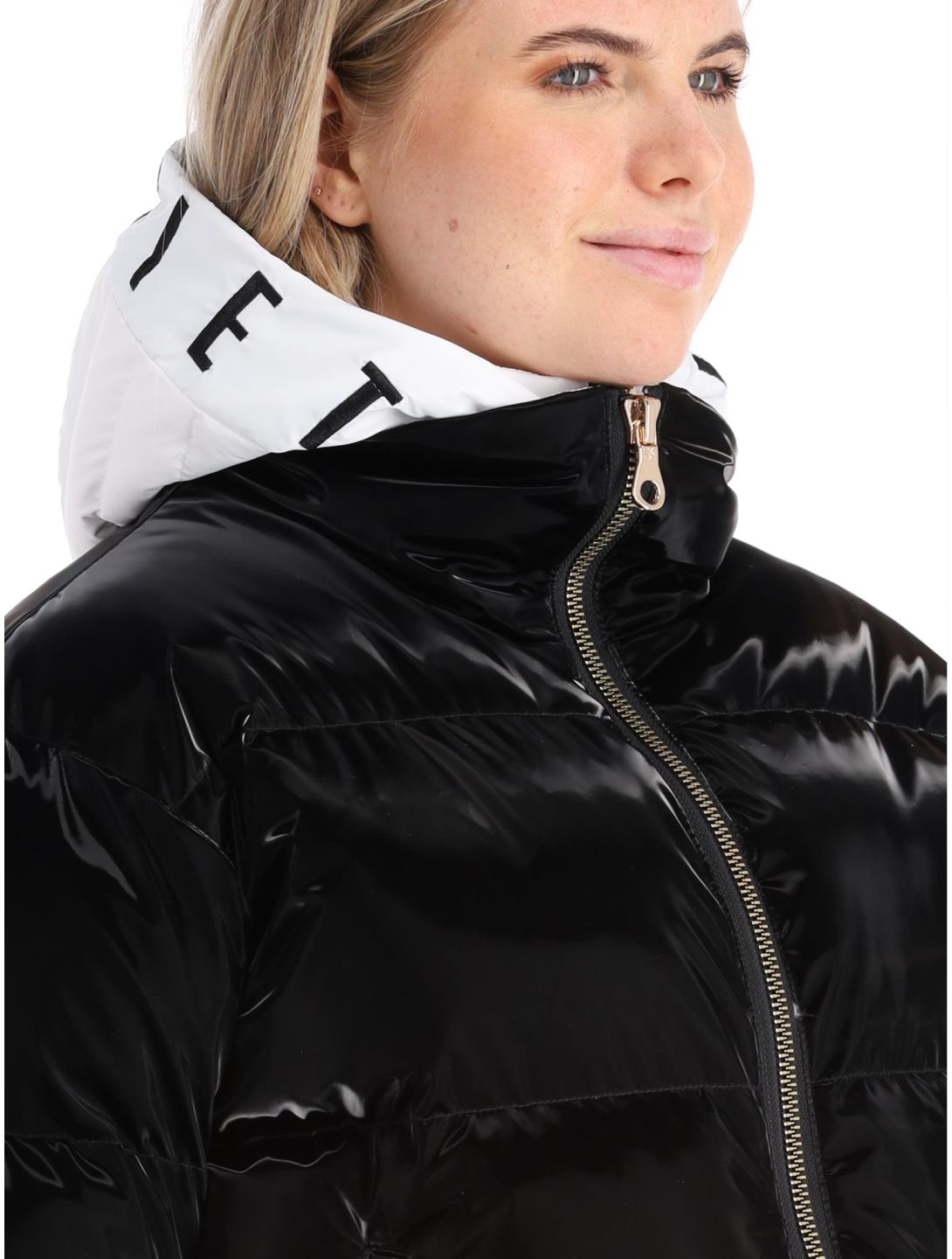 High Society, Ally ski jacket women Black / White black, white 