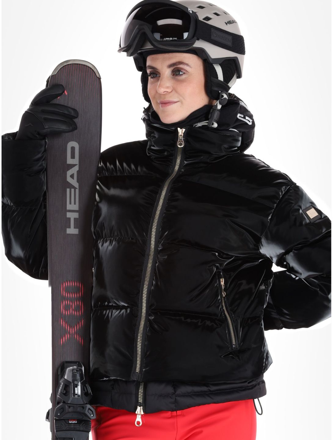 High Society, Ally ski jacket women Black black 