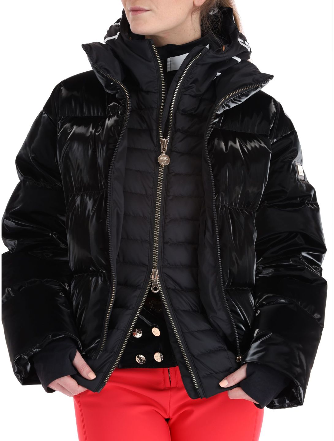 High Society, Ally ski jacket women Black black 