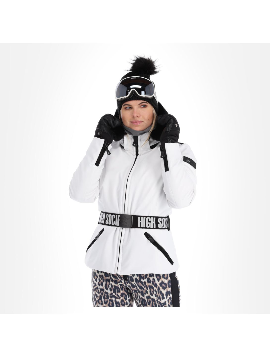 High Society, Jacy ski jacket women white 