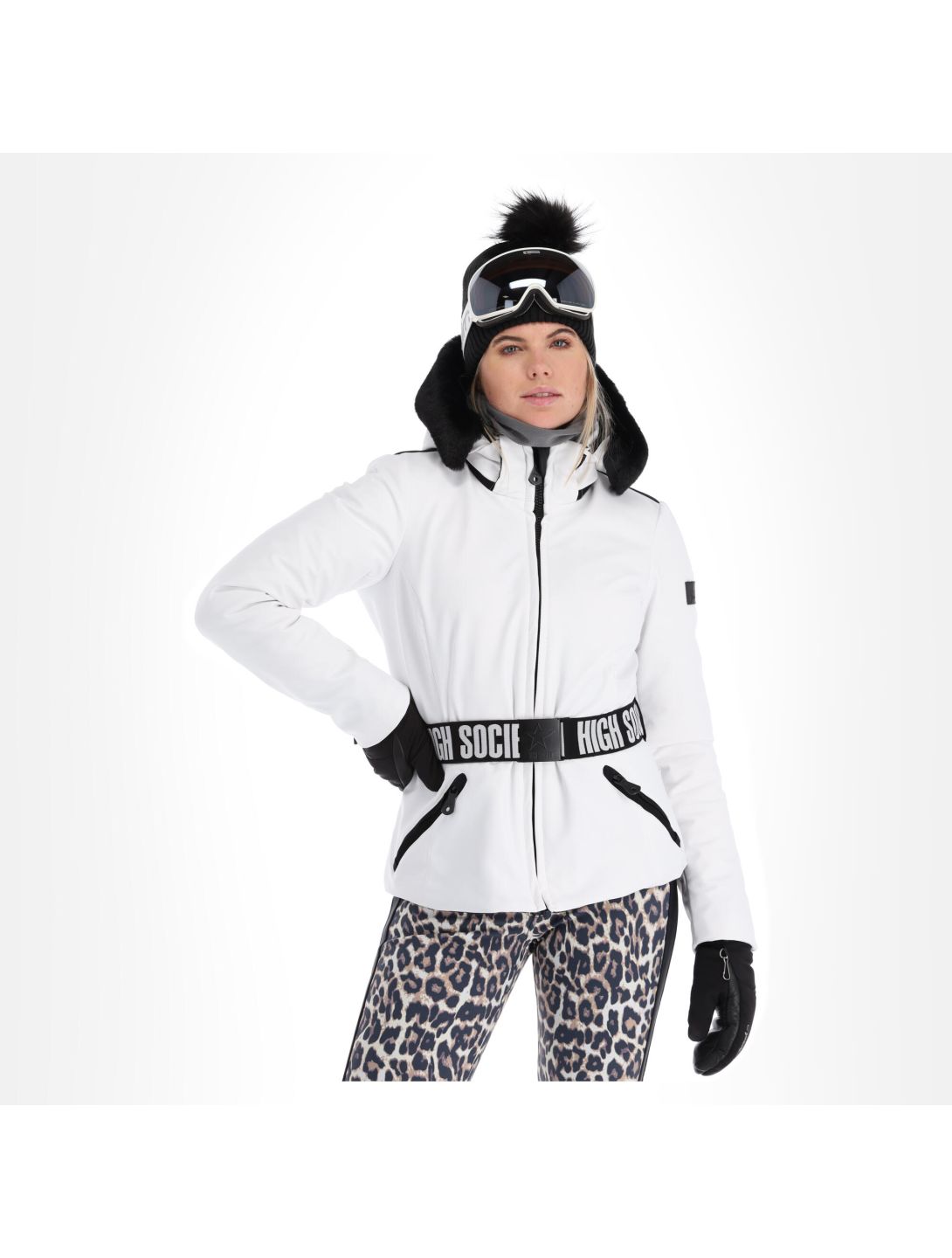 High Society, Jacy ski jacket women white 