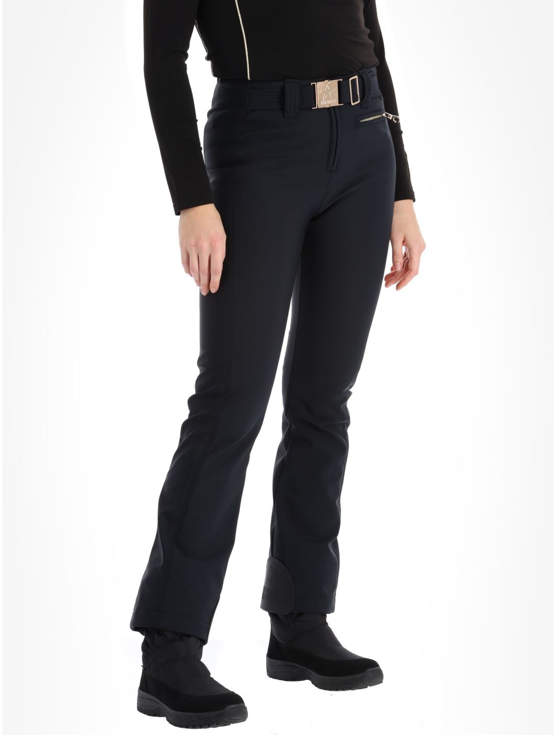 High Society, Lia softshell ski pants women Black black 