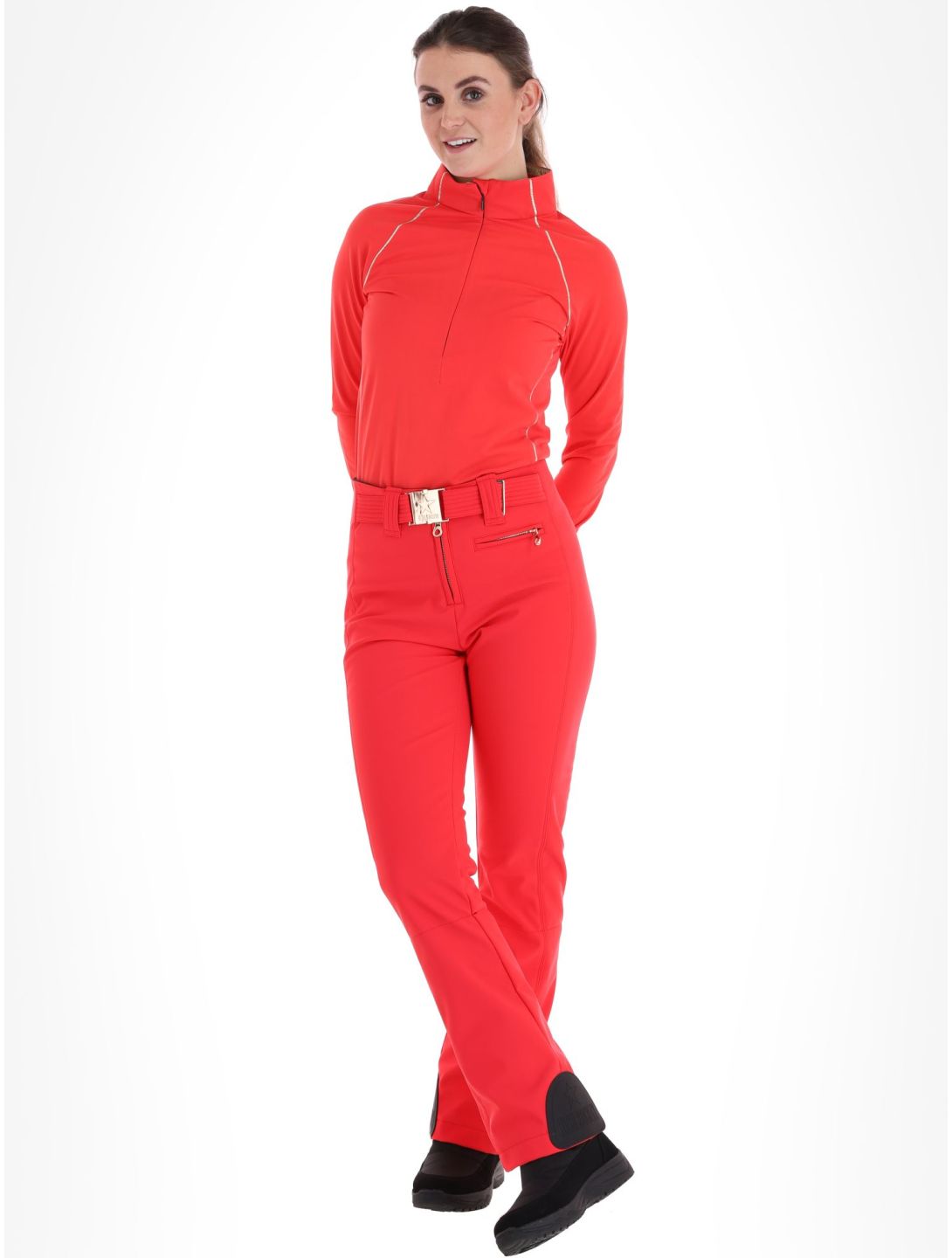 High Society, Lia softshell ski pants women Red red 