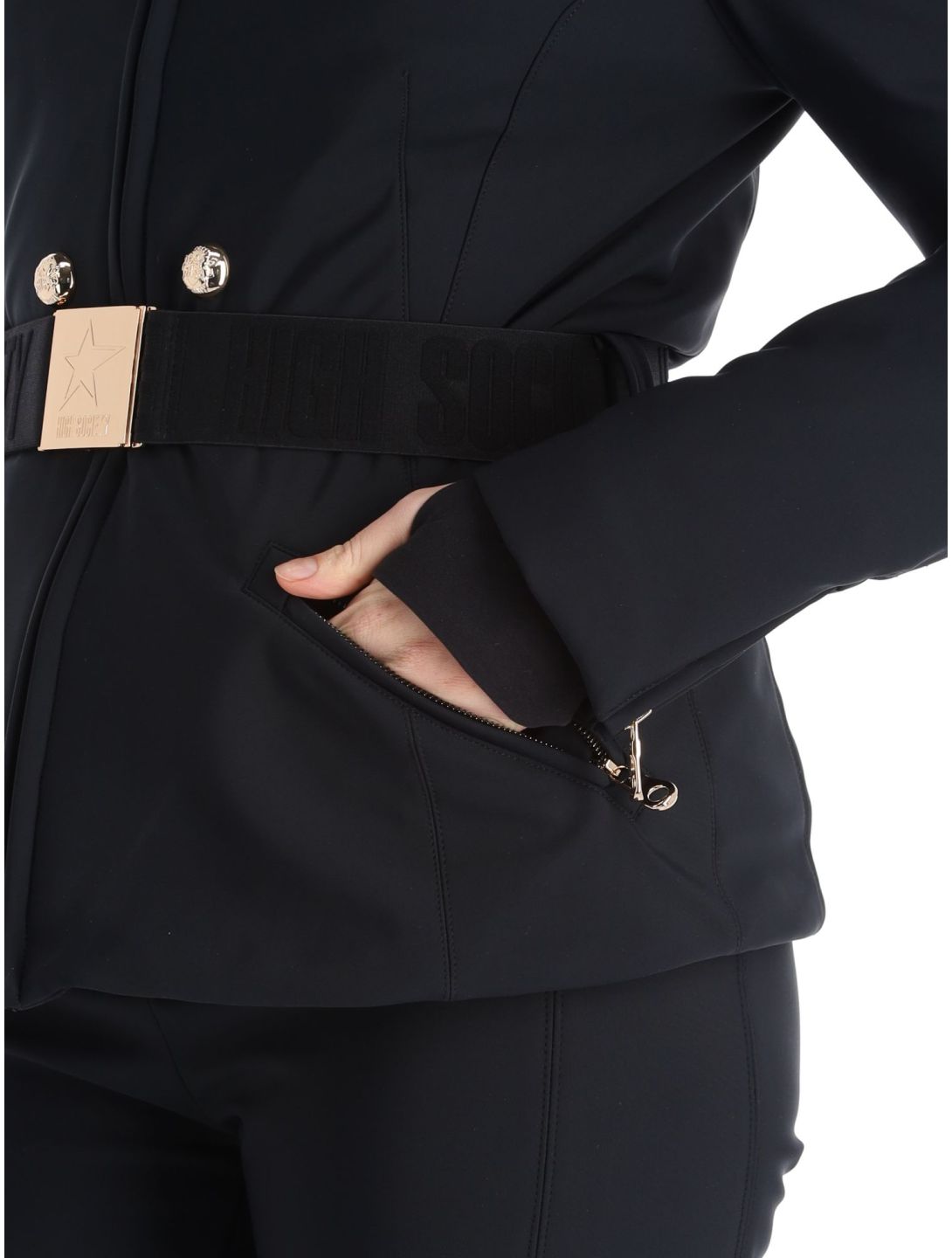 High Society, Scarlett ski jacket women Black black 