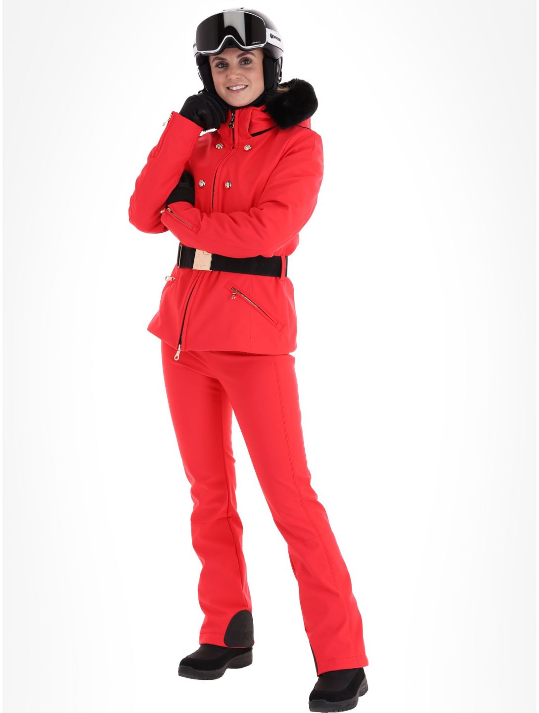 High Society, Scarlett ski jacket women Red red 