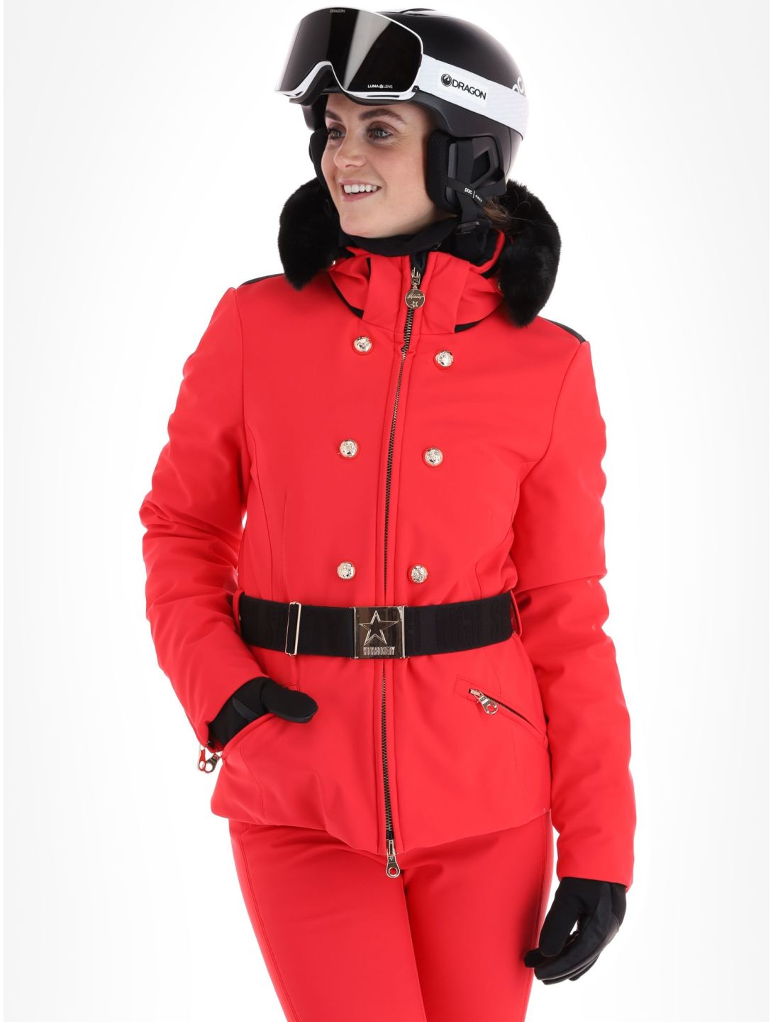 High Society, Scarlett ski jacket women Red red 