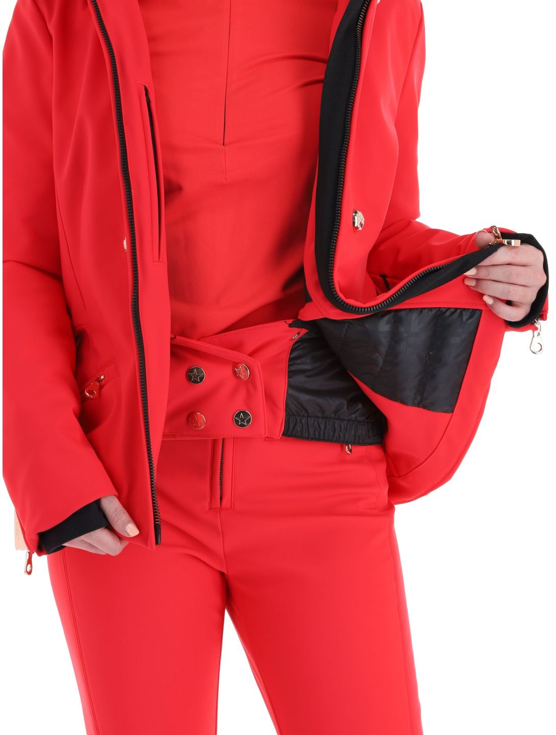 High Society, Scarlett ski jacket women Red red 