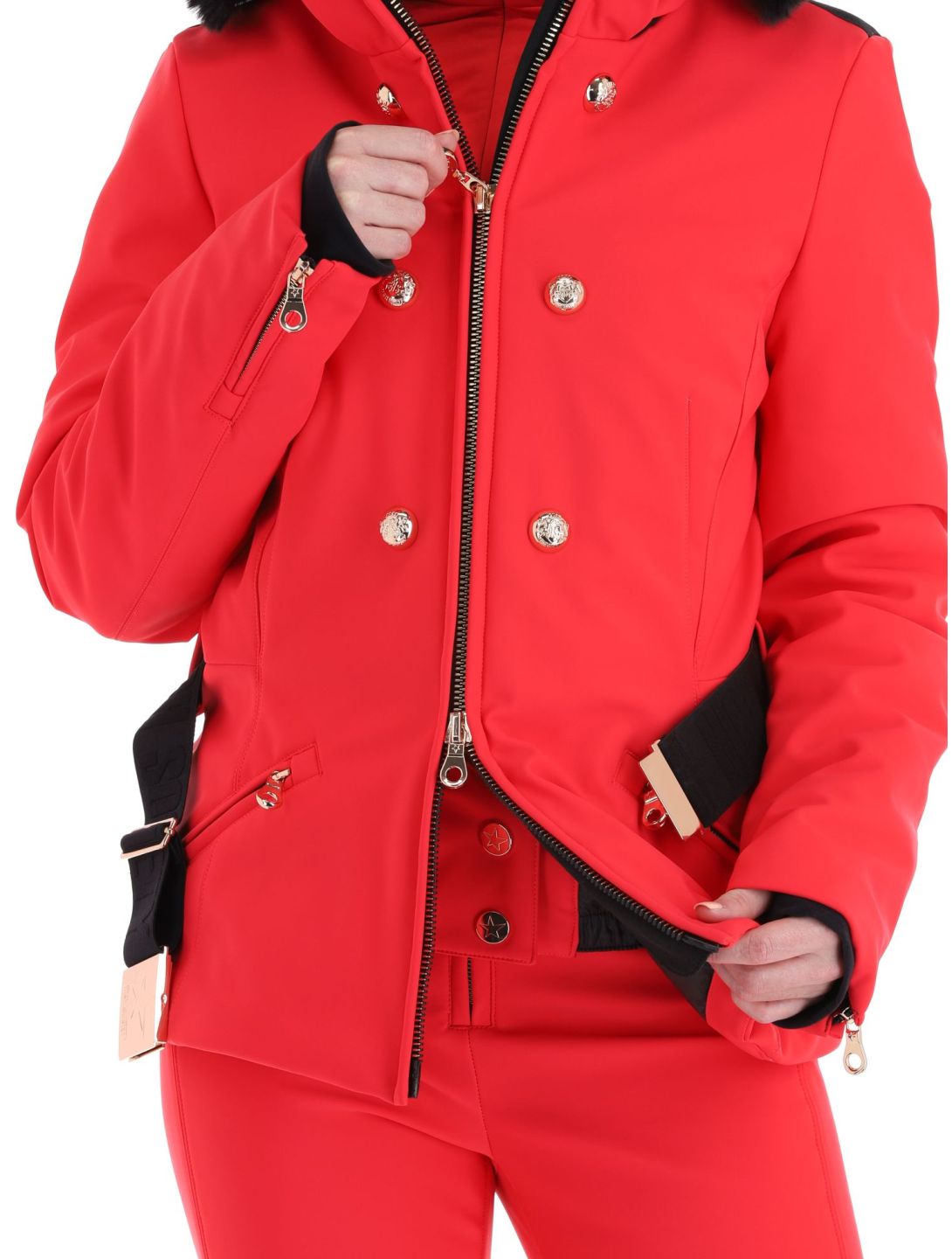 High Society, Scarlett ski jacket women Red red 