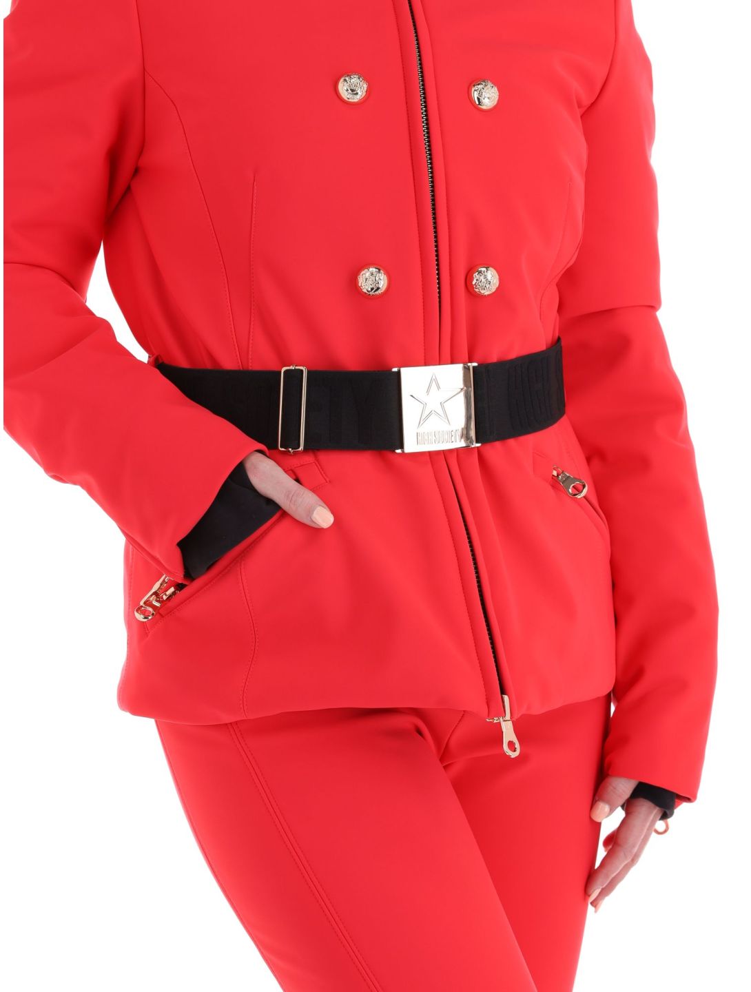 High Society, Scarlett ski jacket women Red red 