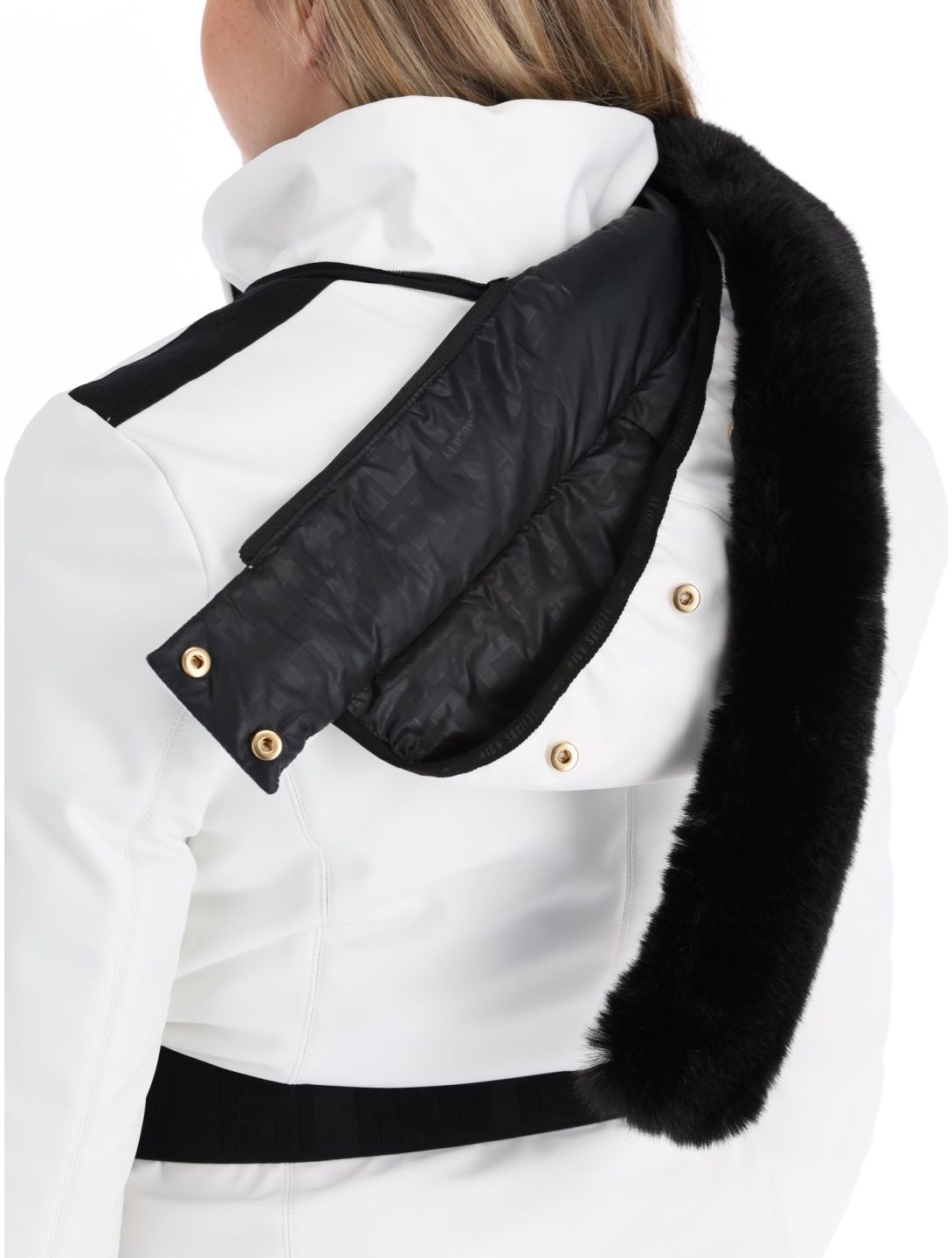 High Society, Scarlett ski jacket women White white 