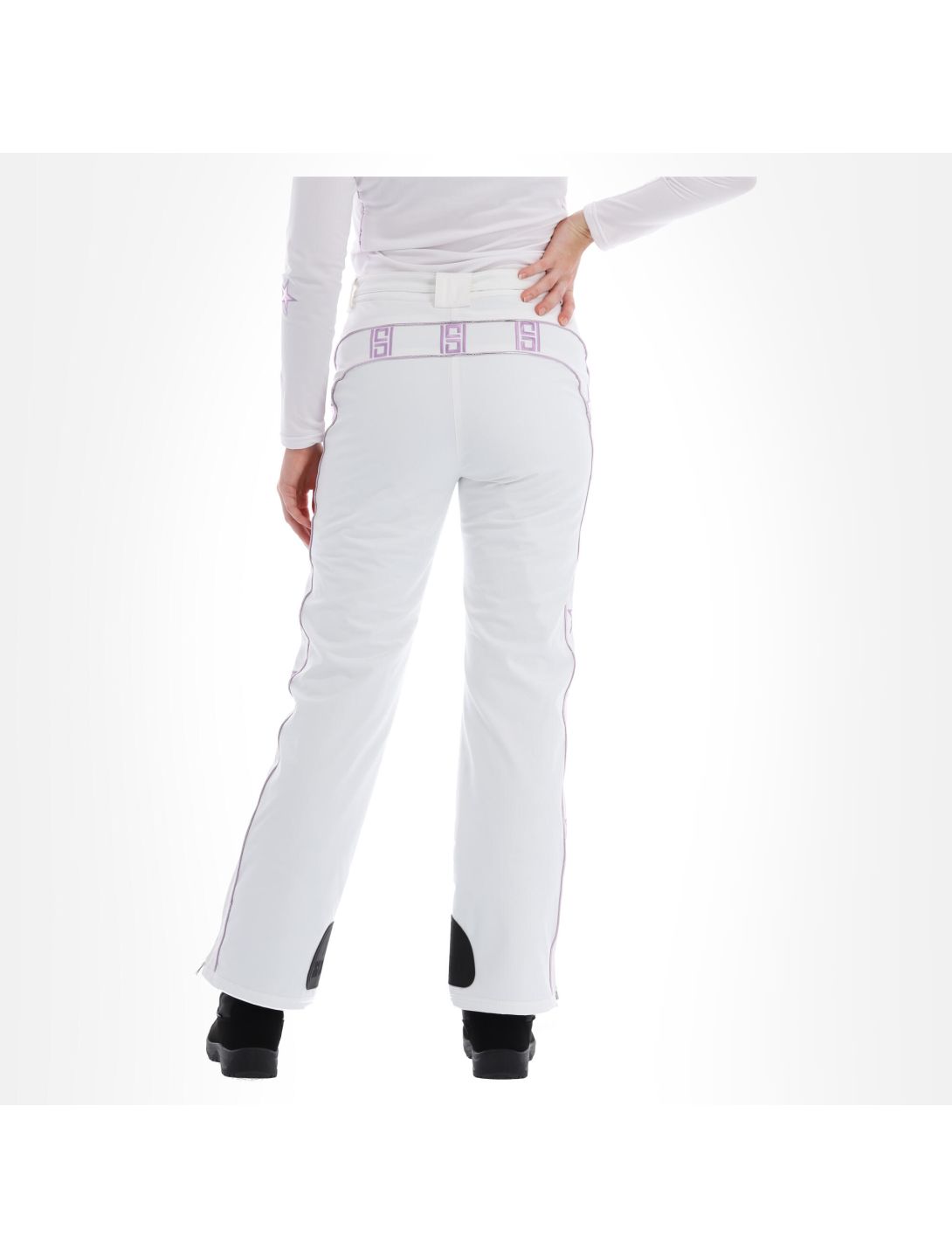 High Society, Jil ski pants women lila purple, white 