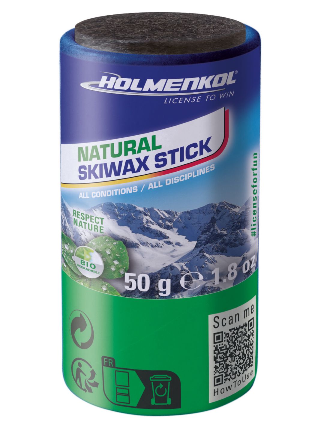 Holmenkol, Natural Skiwax Stick 50g maintenance product unisex 