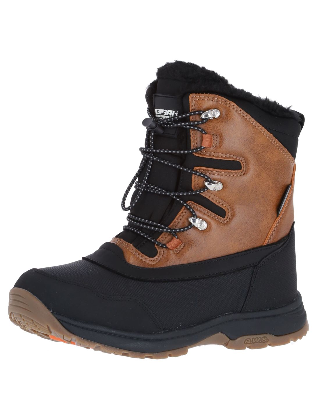 Icepeak, Almont MS snow boots women Amber brown 