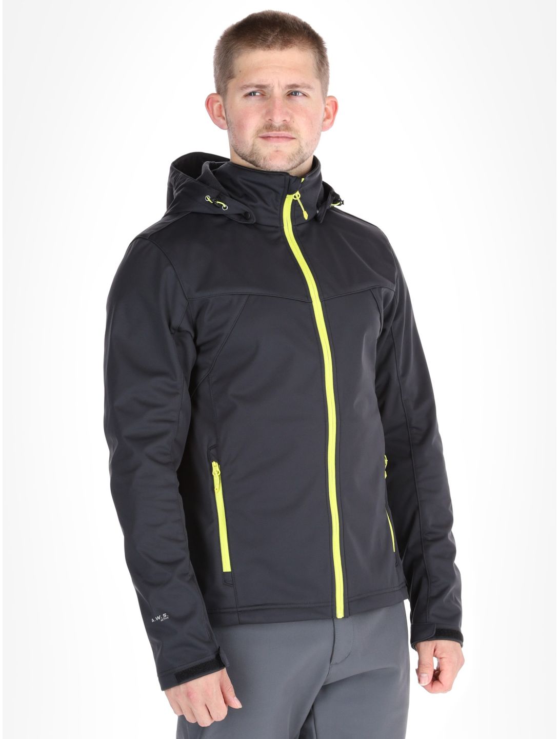 Icepeak, Biggs softshell ski jacket men Anthracite grey 