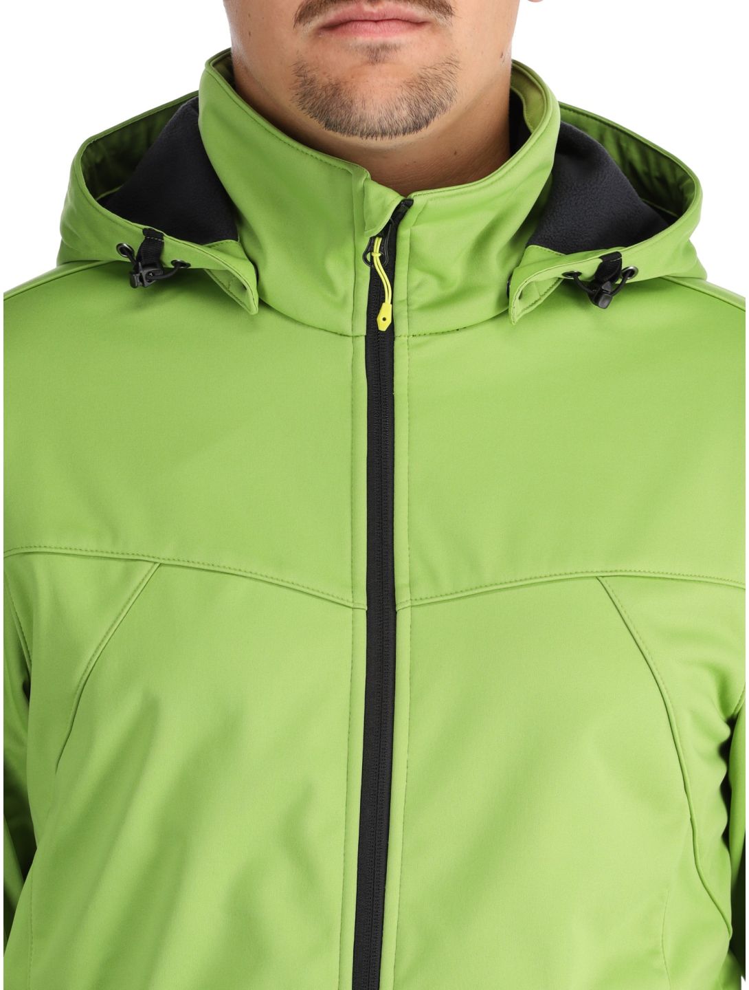 Icepeak, Biggs softshell ski jacket men Asparagus green 