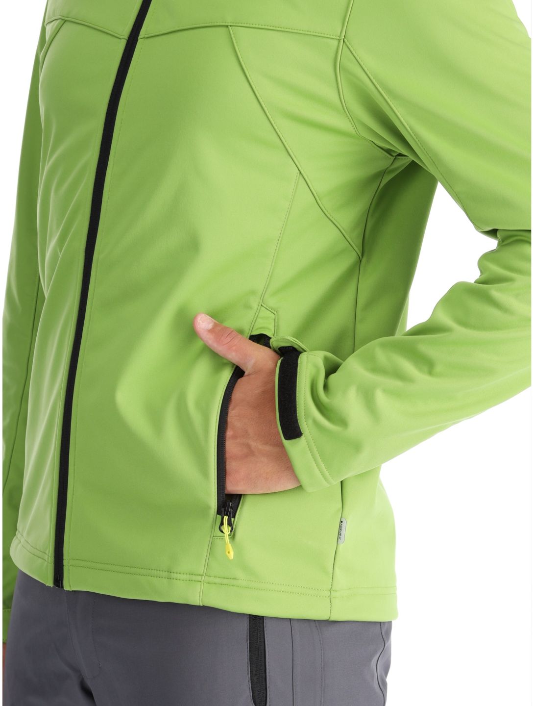 Icepeak, Biggs softshell ski jacket men Asparagus green 